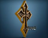 Celtic Cross, 3D STL Model 4725