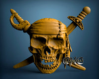 Skull, 3D STL Model 6600