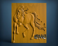 Horse, 3D STL Model 0773