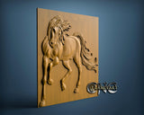 Horse, 3D STL Model 0773