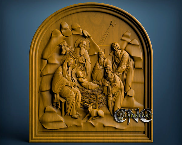 Birth of Jesus, 3D STL Model 4663