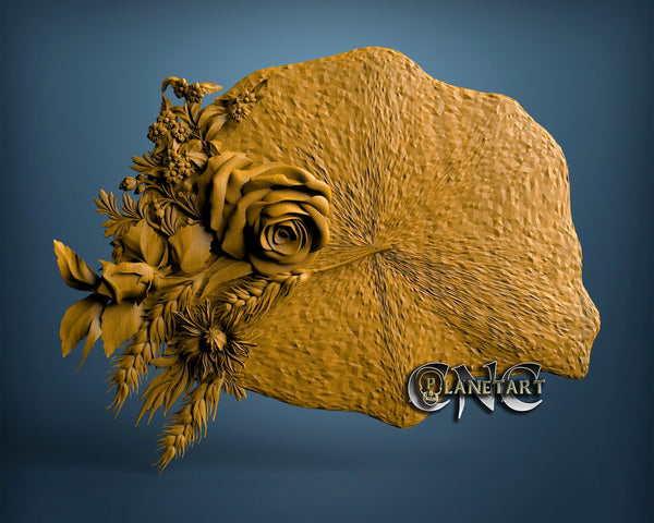 Flower, 3D STL Model 2538