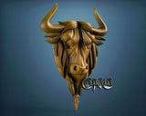 Bull, 3D STL Model 10172