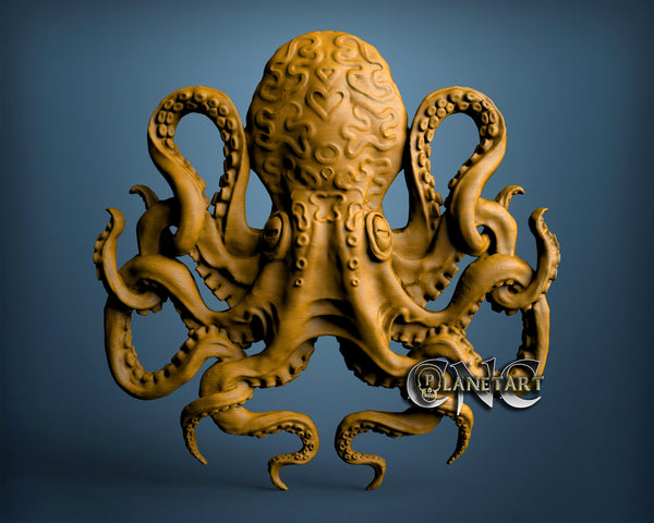 Octopus, 3D STL Model 6713
