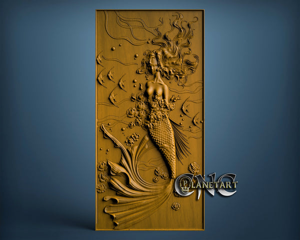 Mermaid, 3D STL Model 6681