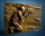 Soldier, 3D STL Model 10008