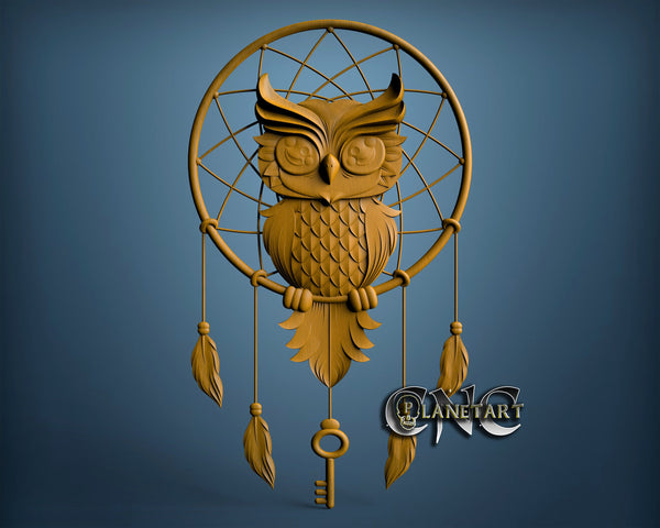 Owl, 3D STL Model 0417