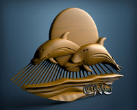 Dolphins, 3D STL Model 0824