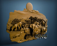 Jungle, 3D STL Model 0849