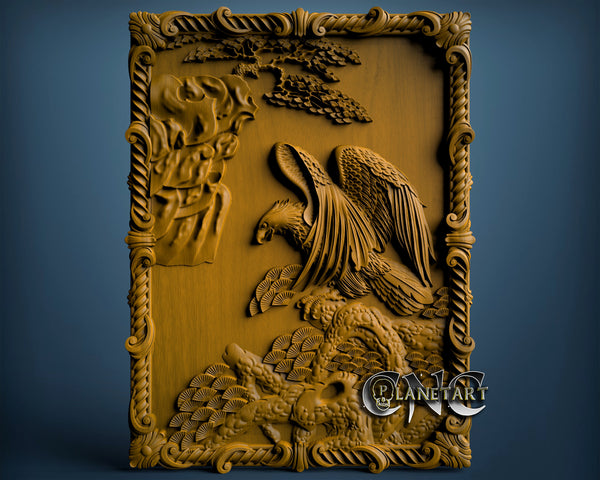 Eagle, 3D STL Model 0459