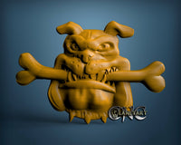 Bull Dog, 3D STL Model 0804