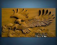 Eagle, 3D STL Model 0442