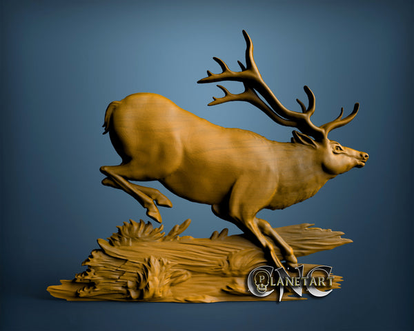 Deer, 3D STL Model 0684