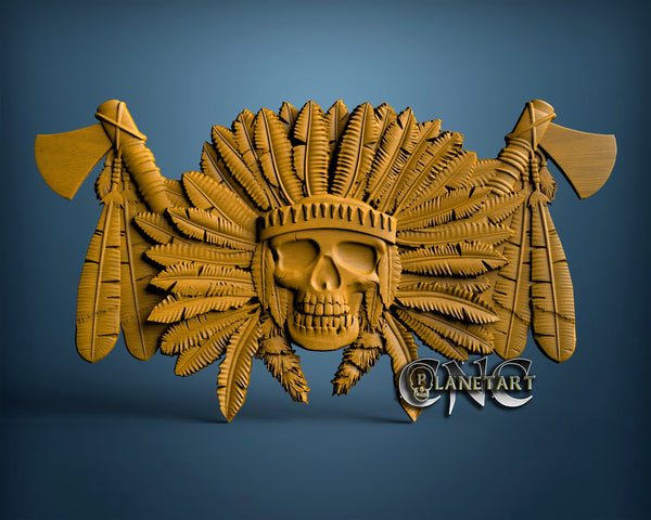 Skull, 3D STL Model 6727