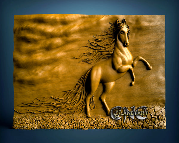 Horse, 3D STL Model 0787