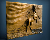 Horse, 3D STL Model 0787