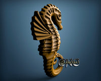 Sea Horse, 3D STL Model 0915