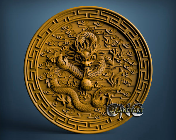 Dragon, 3D STL Model 1001 – Cnc Planet Art