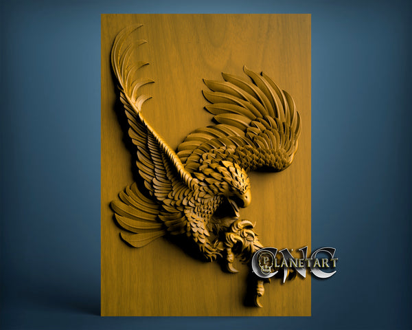 Eagle, 3D STL Model 0447