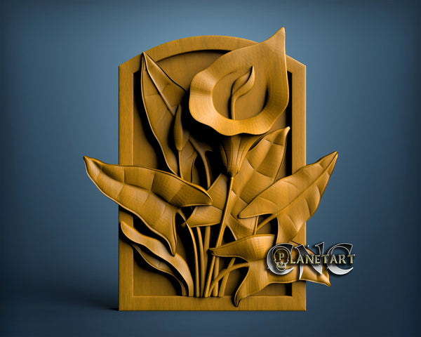 Flower, 3D STL Model 2553