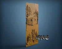 House in Village, 3D STL Model 2625