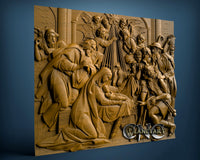 Birth of Jesus, 3D STL Model 4662