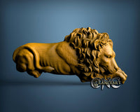 Lion, 3D STL Model 0625