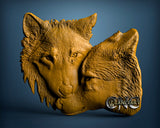 Wolfs, 3D STL Model 0648