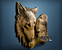 Wolfs, 3D STL Model 0648