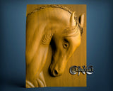 Horse, 3D STL Model 0786