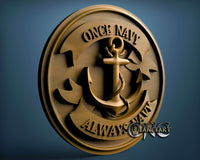 Once Navy, 3D STL Model 10097