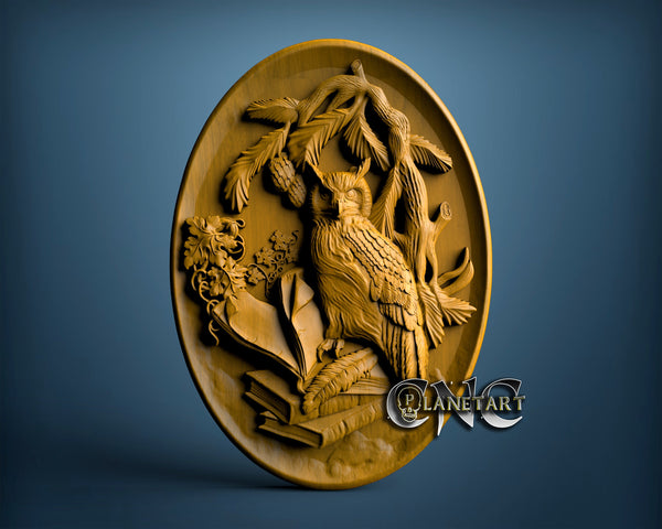 Owl, 3D STL Model 0405