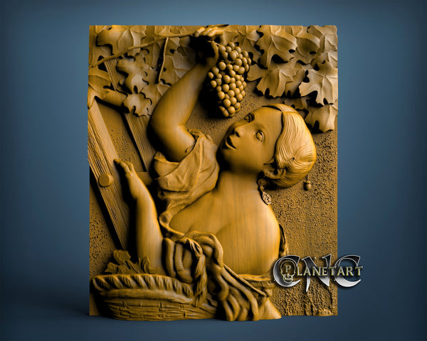 Winery Women, 3D STL Model 2796