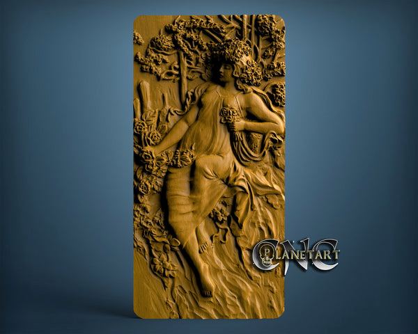 Seasons of Women, 3D STL Model 2662