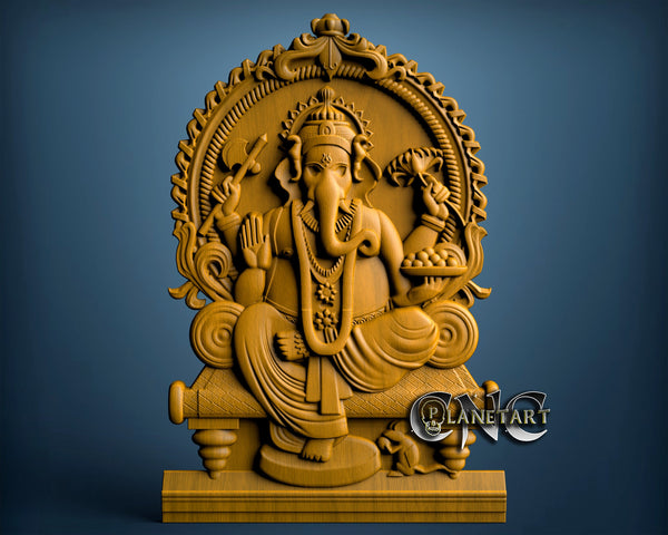 Ganesh, 3D STL Model 1424