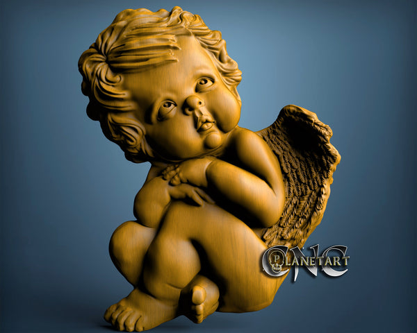 Baby Angel, 3D STL Model 10369