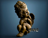 Baby Angel, 3D STL Model 10369