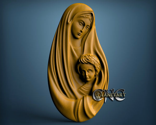 Madonna, 3D STL Model 4634