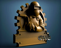 Welder with Torts, 3D STL Model 10084