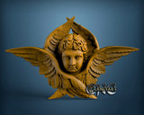 Baby Angel, 3D STL Model 4657