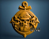 Captain Death, 3D STL Model 10188