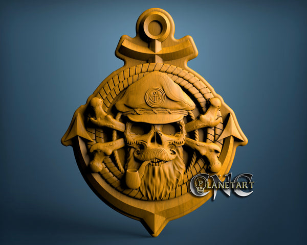 Captain Death, 3D STL Model 10188