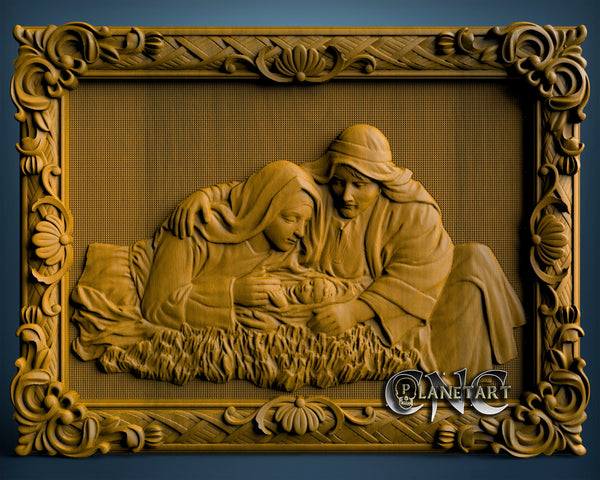 Birth of Jesus, 3D STL Model 4660