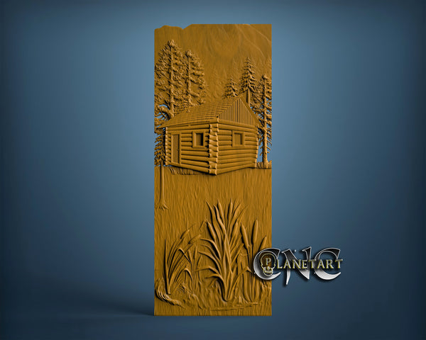 House in Village, 3D STL Model 2625