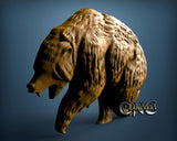 Angry Bear, 3D STL Model 0486