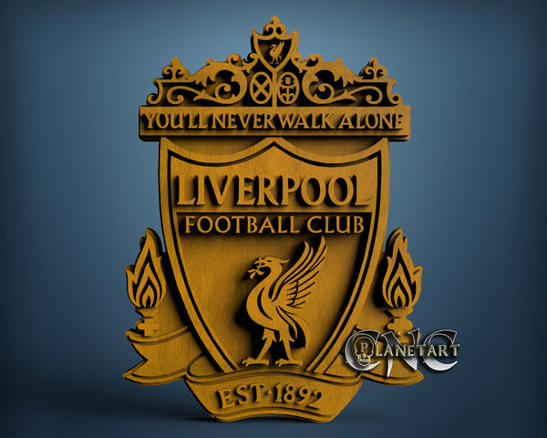 Liverpool, 3D STL Model 1505