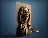 Bob Marley, 3D STL Model 10219