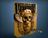 Veteran Skull, 3D STL Model 10035