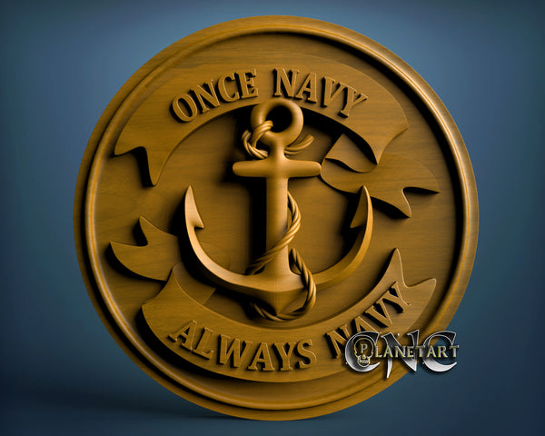 Once Navy, 3D STL Model 10097