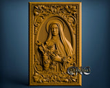 Santa Teresa de Avila, 3D STL Model 4654